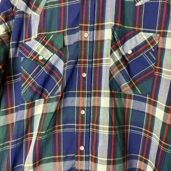 Vintage  Ely Cattleman Western Pearl Snap Button-up Shirt - Picture 4 of 4